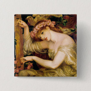Knoop: Rossetti - Zee Spell Vierkante Button 5,1 Cm