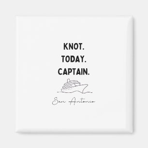 Knoop Vandaag Kapitein Cruise Outfit San Antonio T Magneet