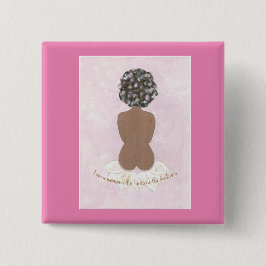 Knoop Vierkante Button 5,1 Cm