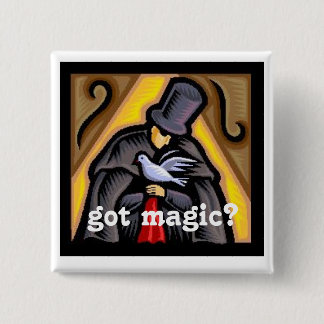 knoop vierkante button 5,1 cm