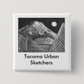 Knoop Vierkante Button 5,1 Cm (Voorkant)