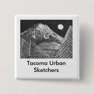 Knoop Vierkante Button 5,1 Cm