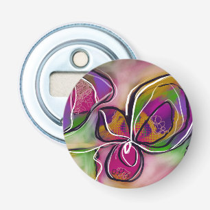 Knoopopening voor Pinks en Greens Button (magneet) Flesopener