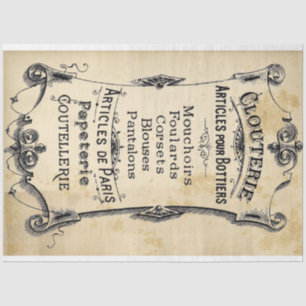 Knooppapier voor waslabel tissuepapier