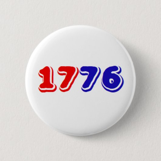 Knop 1776 ronde button 5,7 cm (Voorkant)