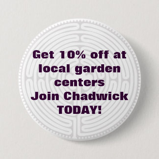 knop 3 ronde button 7,6 cm