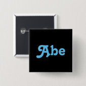 Knop Abe Vierkante Button 5,1 Cm (Voorkant /achterkant)