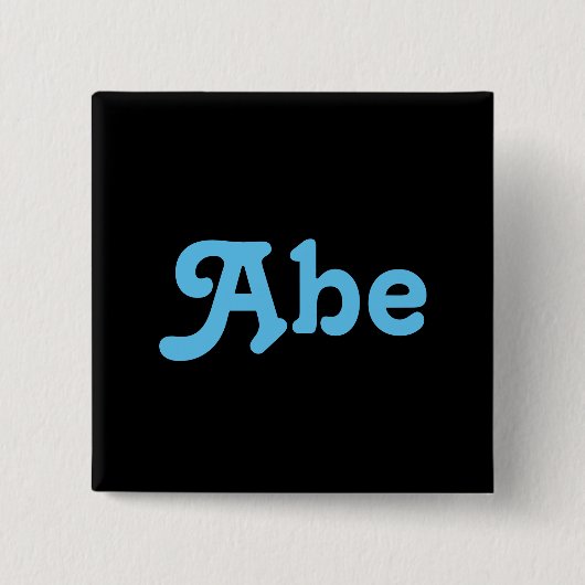 Knop Abe Vierkante Button 5,1 Cm (Voorkant)