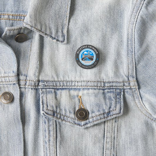Knop Alcatraz Swimmer Ronde Button 3,2 Cm (In situ)