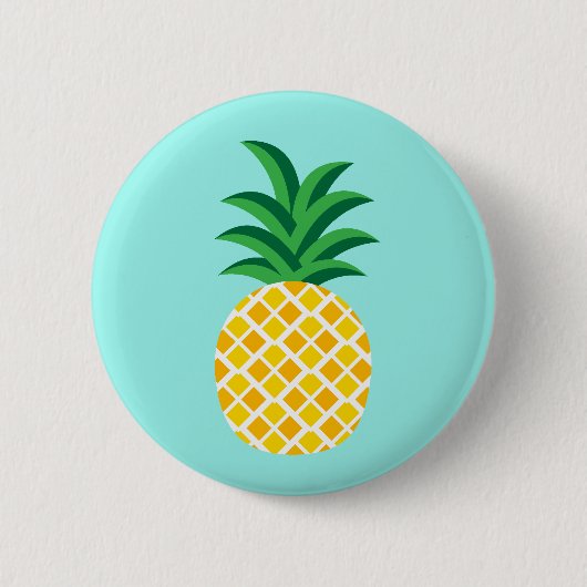 Knop Ananas Ronde Button 5,7 Cm (Voorkant)