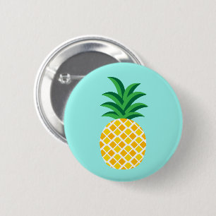 Knop Ananas Ronde Button 5,7 Cm