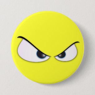 Knop AngryEyes Ronde Button 7,6 Cm