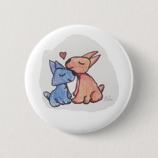 Knop AnyBunnyLovesYou Ronde Button 5,7 Cm