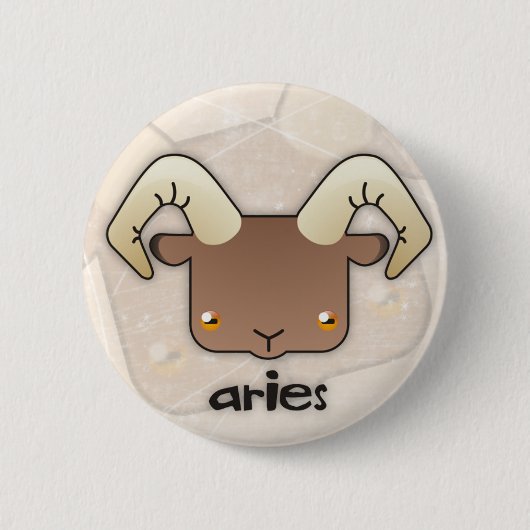 Knop Aries Ronde Button 5,7 Cm (Voorkant)