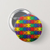 Knop Autism Ronde Button 5,7 Cm (Voorkant /achterkant)