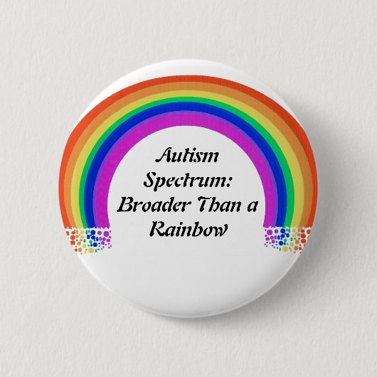 Knop Autism Spectrum Ronde Button 5,7 Cm (Voorkant)