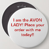 knop Avon Ronde Button 6,0 Cm (Voorkant /achterkant)