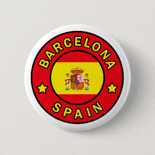 Knop Barcelona Spanje Ronde Button 5,7 Cm