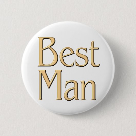Knop Beste man Ronde Button 5,7 Cm (Voorkant)