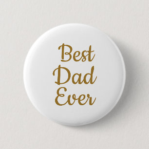Knop Beste vader ooit Ronde Button 5,7 Cm