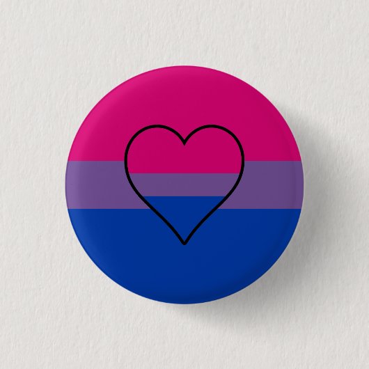 Knop Bisexuality flag Ronde Button 3,2 Cm (Voorkant)