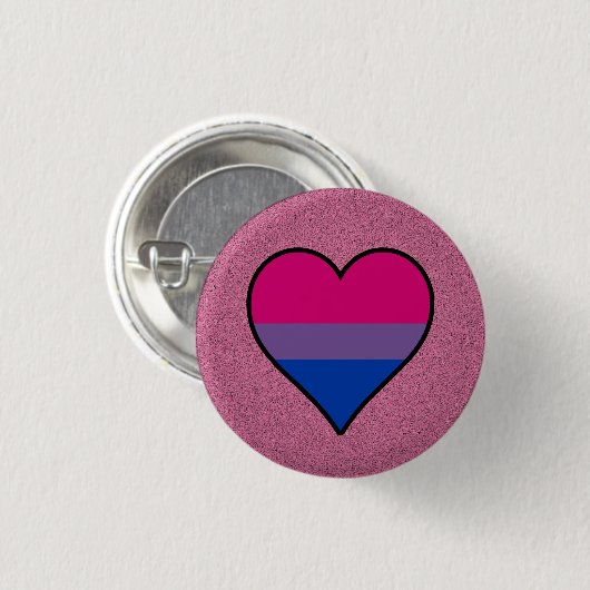 Knop Bisexuality flag Ronde Button 3,2 Cm (Voorkant /achterkant)