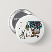 Knop Blauwen parkeren Ronde Button 5,7 Cm (Voorkant /achterkant)