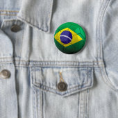 Knop Brasil soccer Ronde Button 5,7 Cm (In situ)