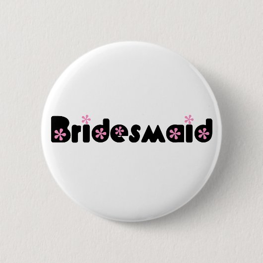 knop Bridesmaid Ronde Button 5,7 Cm (Voorkant)