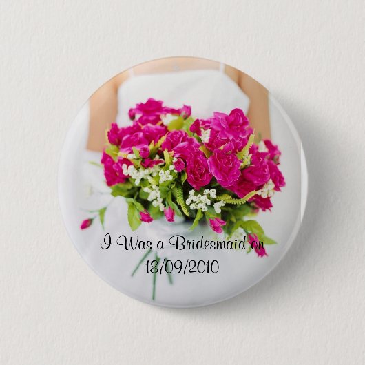 knop Bridesmaid Ronde Button 5,7 Cm (Voorkant)