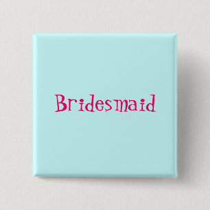 knop Bridesmaid Vierkante Button 5,1 Cm