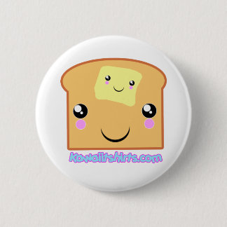 Knop Butter en Toast anime kawaii Ronde Button 5,7 Cm