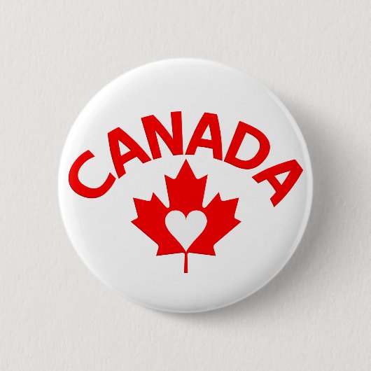 Knop Canada Ronde Button 5,7 Cm (Voorkant)