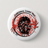 Knop Carobligale Zombie Walk Ronde Button 5,7 Cm (Voorkant)