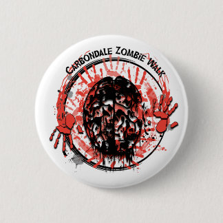 Knop Carobligale Zombie Walk Ronde Button 5,7 Cm