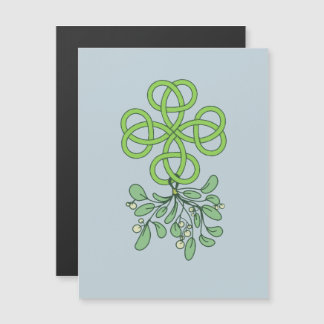 Knop Celtic Love met Mistletoe Magnetische Uitnodiging