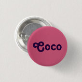 Knop Coco Ronde Button 3,2 Cm (Voorkant /achterkant)