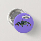 Knop Crabby Ronde Button 3,2 Cm (Voorkant /achterkant)
