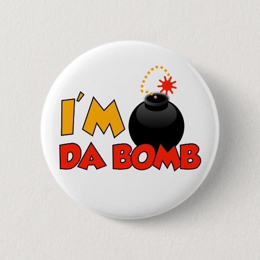Knop Da Bomb Ronde Button 5,7 Cm (Voorkant)