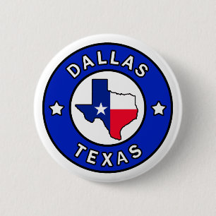 Knop Dallas Texas Ronde Button 5,7 Cm