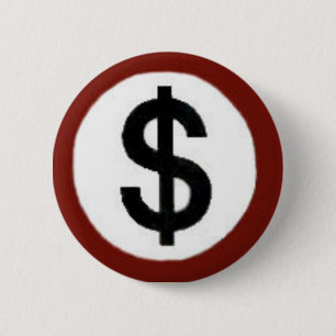 Knop Dollar Ronde Button 5,7 Cm