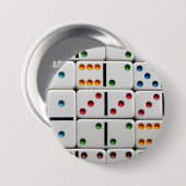 Knop Dominosen Ronde Button 7,6 Cm (Voorkant /achterkant)