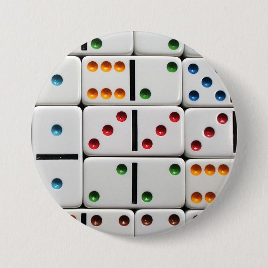Knop Dominosen Ronde Button 7,6 Cm (Voorkant)