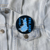 knop FINLAND MAP Ronde Button 7,6 Cm (In situ)