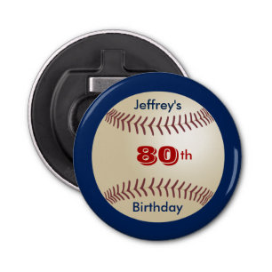 Knop Fles Open Baseball Party Favor Button Flesopener