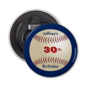 Knop Fles Open Baseball Party Favor Button Flesopener