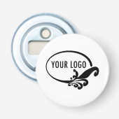 Knop Fles Opener Magneet Aangepaste Logo Geen mini (Voorkant)