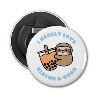 Knop Fles Opener met magneet Mockup Sjabloon