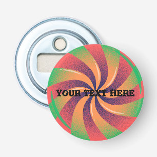 Knop Flesopener Uw tekst hier tekst Button Flesopener