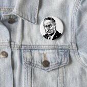 Knop Franklin Delano Roosevelt Ronde Button 5,7 Cm (In situ)